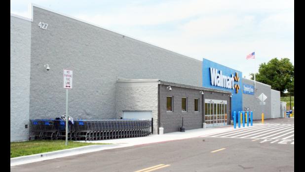 Holton's new Walmart will open here Wednesday morning. (Photo by Brian Sanders)