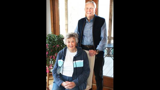 David (right) and Evelyn Allen will be inducted into the Holton/Jackson County Chamber of Commerce Hall of Fame this February. (Photo by Brian Sanders)