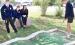 Shown from left to right are Jackson Heights FFA members Jackson Jager, Rylie Strawn, Zoe Turner and Corbin Latham, enjoying the new “putt-putt” golf course that was built using funds donated by the family of Marvin and Melvena Ingels. (Photo by Brian Sanders)
