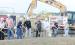 USD 335 school board members and administrators turned ceremonial dirt for the construction of two new school building additions. Shown from left in the photo above are board members Michelle Schierling, Neal Keeler, David Holliday and David Allen, superintendent and elementary principal Jim Howard, middle and high school principal Kevin Vanderbilt and board members Kallie Kirk, Michelle Cochran and Mitch Bagby. (Photo by Brian Sanders)