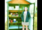 Olivia Rickel, a sophomore at RVHS, has organized a “blessing box” in front of Hoyt Baptist Church for community members who need groceries or essential items.
