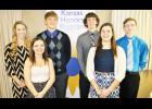 Honored Royal Valley students were (from left) Macy Putnam, Brittany Lake, Noah Rottinghaus, Derek Linn, Kate Hanson and Johnathan Beckerman. 