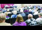 A town hall meeting with the Jackson County Commissioners drew more than 250 people to Evangel Church last Wednesday evening. The commissioners, which include Linda Gerhardt, Mark Pruett and Keith Kelly, fielded questions from the public on a variety of topics, including the county budget, roads and alternative energy. 											            