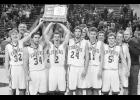 The Jackson Heights boys basketball team wins the 2A state tournament in Manhattan in 2016.
