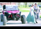 Sarah Marshall and Taylor Wamego arrived at the Jackson Heights prom in a 2019 Honda Talon 1000-R driven by Marshall.