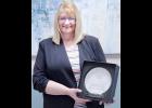 Mayetta City Clerk Grace Bowser is retiring this month after 28 years of service to the city. (Photo by Ali Holcomb)