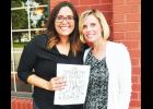 Annie Brock (left) and Heather Hundley (right), both of Holton, are publishing a book for teachers based on the growth mindset, which is the belief that, with practice and hard work, people have limitless potential to learn and grow. Photo by Ali Holcomb