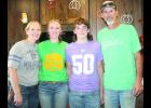 Members of the Brees family, who are very active in 4-H in Jackson County, are shown above and include (from left) Cindy, Breanna, Jacob and David.