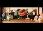Members of the “Little Shop Of Horrors” cast are shown above and include (from left) Johnny Vaughan, Olyvia Kimberlin, Julia Keling, Daniel Kooser, Lexie Garles, Denis
Jimenez, Bryce Korf, Dusty Nichols and Pat Fontaine inside the plant puppet, Madeline Heineken, Jaelynn Cottrill, Becca Robertson, Brenda Harter, Tristan Schmid, Katie Boyett, Isla Lewis and Rain Cathelle. 