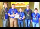 Members of the Holton High School Envirothon team that qualified for the North America Envirothon competition this summer in Canada include (from left) juniors Ian McAsey, Tel Witmer, Alexandra Myers, Alexandra Clark and freshman Walker Sheldon. 
