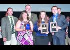 Recent Holton High School graduate Samantha Beauchamp (second from right) was honored with the Kansas FFA State Star Award at the recent FFA convention in  Manhattan. This is one of the highest honors in the organization. Beauchamp is pictured with (from left) Alex Bartel (FFA sponsor), Melisa Beauchamp (her mother), Jason Larison (FFA sponsor) and a representative of one of the award's business sponsors.