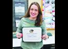 Jackson Heights High School teacher Sarah Cormier is one of 32 educators in the state who is being honored with a Kansas Horizon Award from the Kansas State Department of Education. (Photo courtesy of Jackson Heights)